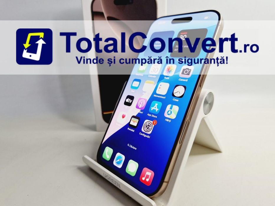 Apple iPhone 16 Pro 128GB Desert Ttanium, Garantie 24 luni | #R87147