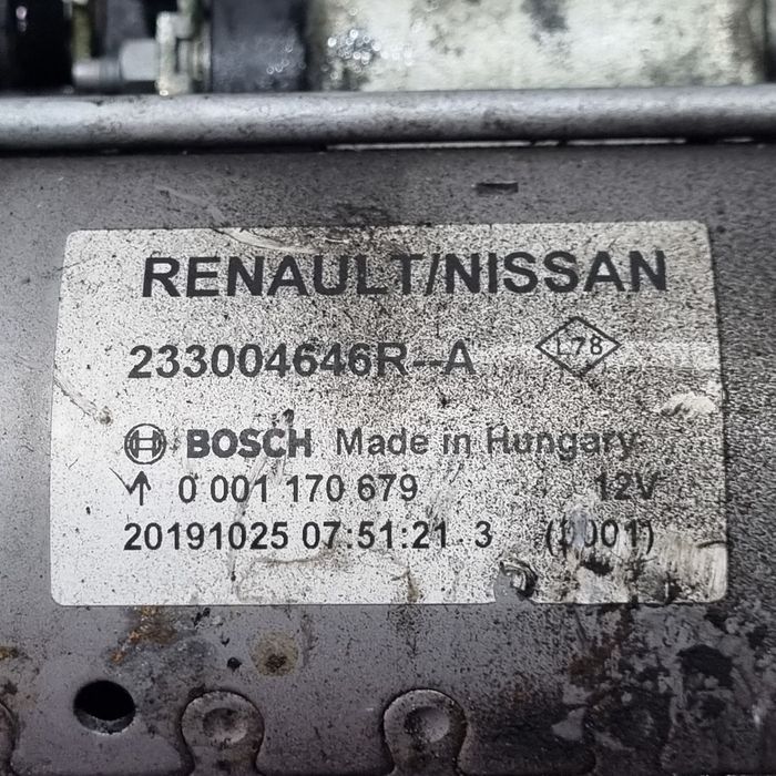 Electromotor Dacia Duster II 1.0 Benzina 2018 - 2021 74kW 101CP 999CC Manuala H4D 480 (1584) Benzina 4x2 233004646R Garantie