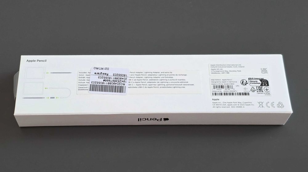 Apple Pencil (1st Generation), original, iPad 10, 11, air 3, mini 5, pro 9,7; 10,5; 12,9, garantie