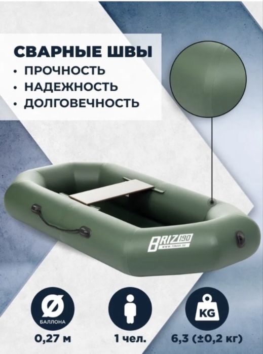 Продаю пвх лодку Tonar briz 190