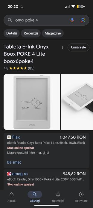 Tableta/Reader/Kindle-Onyx Poke 4 lite