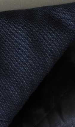 Sacou blazer de lux 44 XL Eduard Dressler lana moale respirabila navy