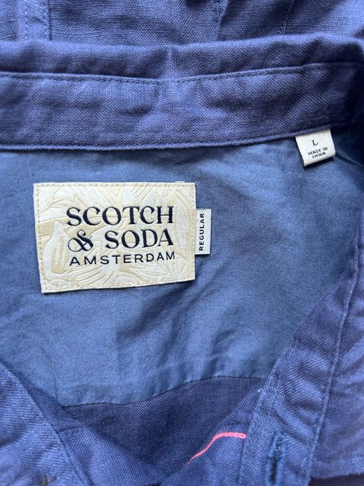 Страхотна ленена риза Many son Scotch & HM