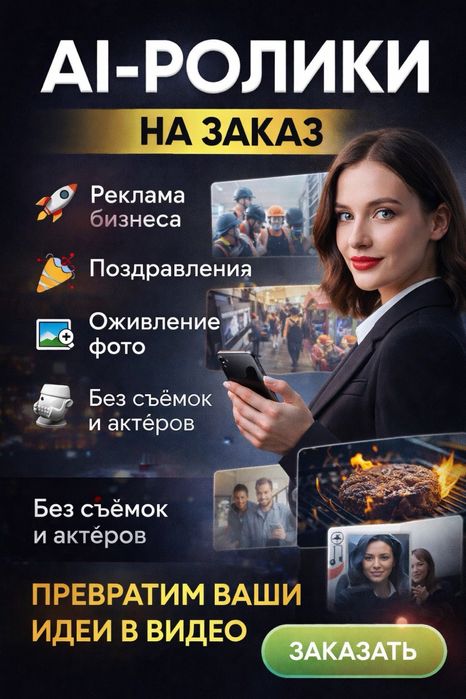 Нейросети Ai Видео | ИИ ролики на заказ