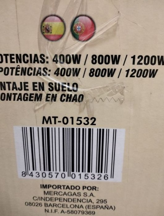 Radiator electric halogen  1200w nou