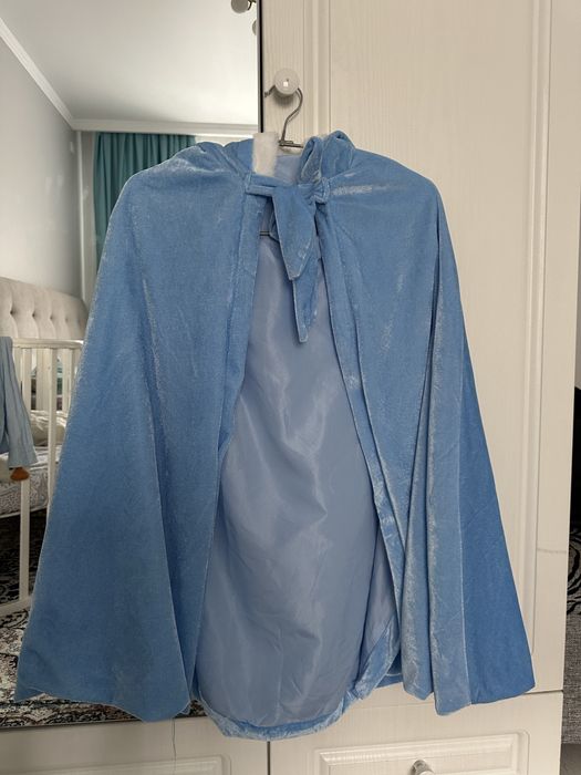 Накидка голубая, наряд для девочек