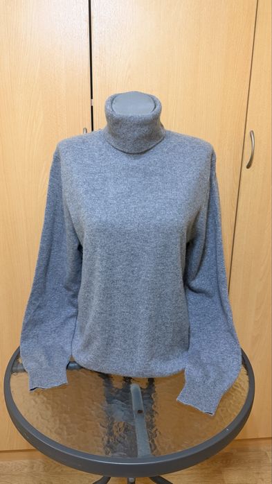 Мъжки пуловер поло 100%кашмир Conbipel. Размер L.