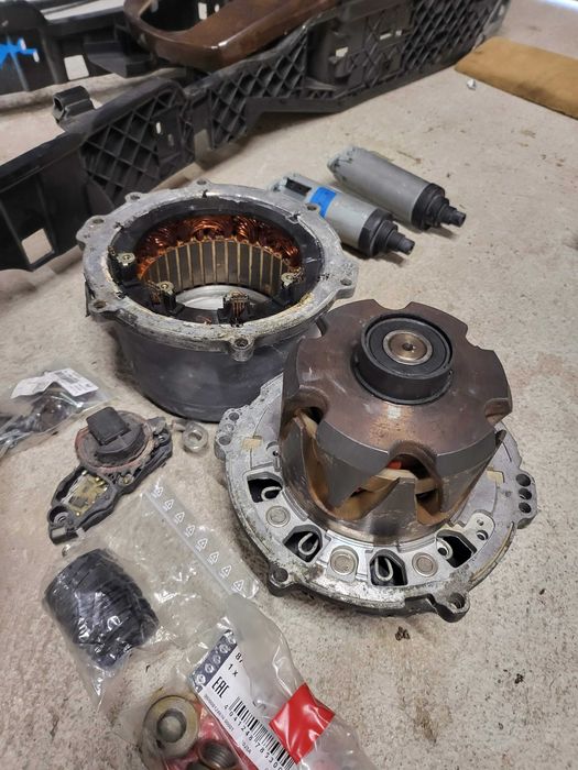 BMW E65 745 части СД, алтернатор, бобини, стоп и други.