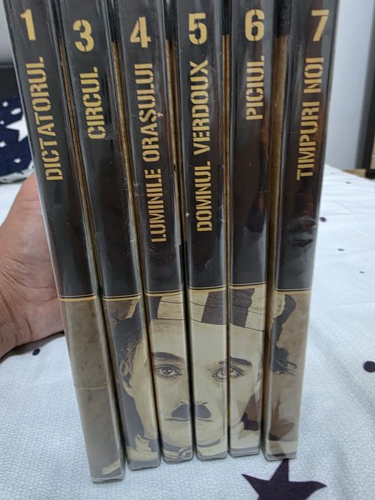 Set 6 DVD-uri Charlie Chaplin sigilate