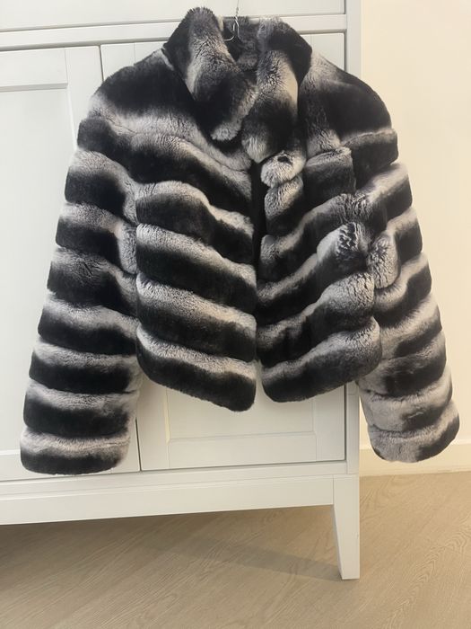 Blana chinchila rex naturala