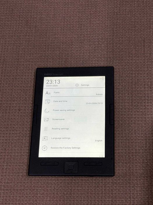 e-book reader Energy Sistem Screenlight HD iluminat 8gb + card
