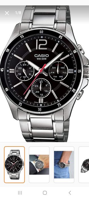 Ceas bărbătesc CASIO WR 50 M, nou