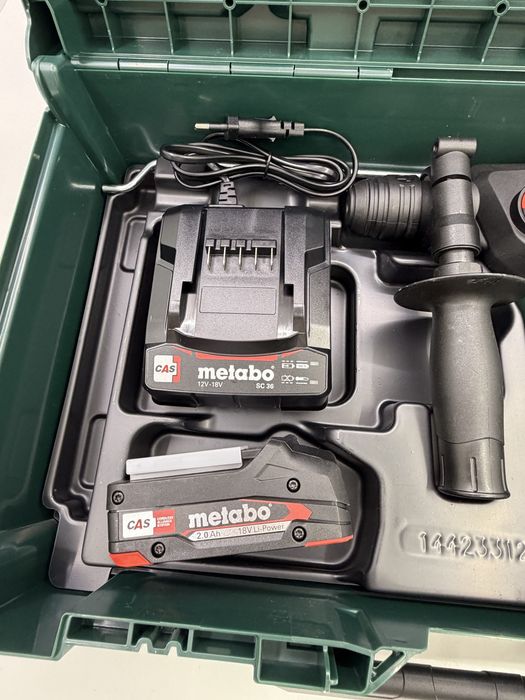 Metabo BH 18 LTX BL 16 Brushless 18V SDS Plus 2 Acumulatori Încărcător Valiză Nou