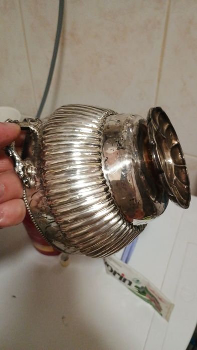 Шампаниера фруктиера сребърен съд