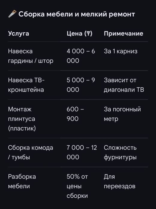 Сервис бытовых решений