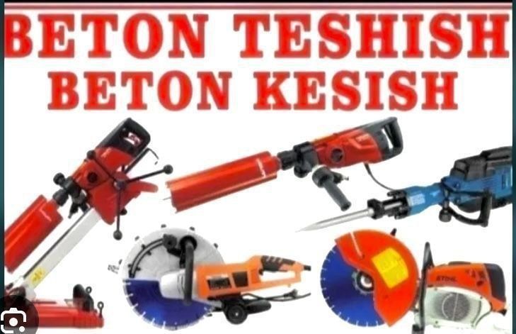 Beton teshish va kesish xizmati