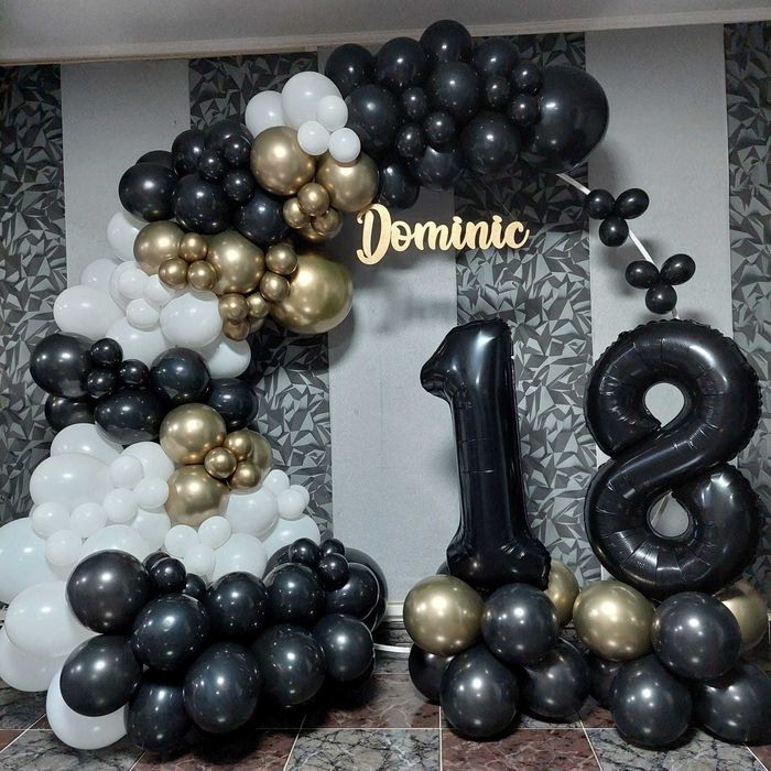 Decor baloane botez/nunta