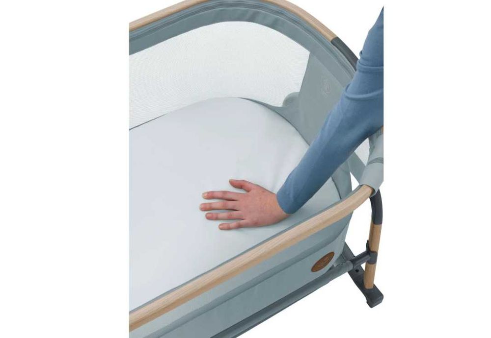 Patut co-sleeper pentru copii Maxi-Cosi Iora Air, gri, 82 x 50 x 3 cm