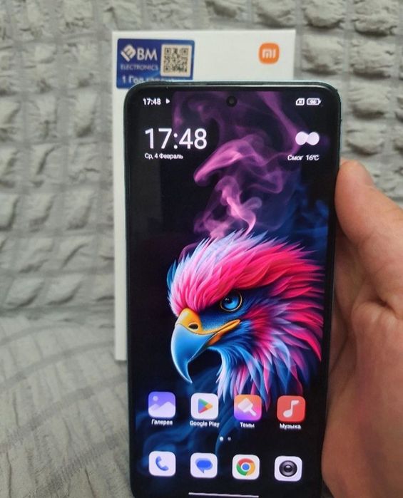 Redmi Note 14 8+8/128Gb Blue Igravoy kuchli karobka Bor Holati yaxshi