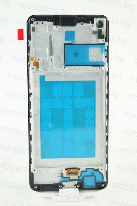 Оригинален дисплей Service Pack Box за Samsung A21s с рамка