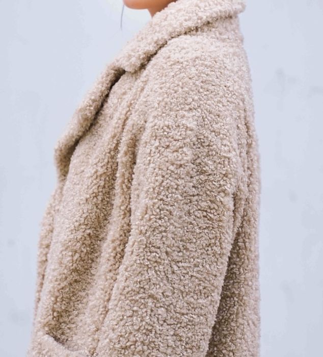 Пальто тедди в отличном состочний