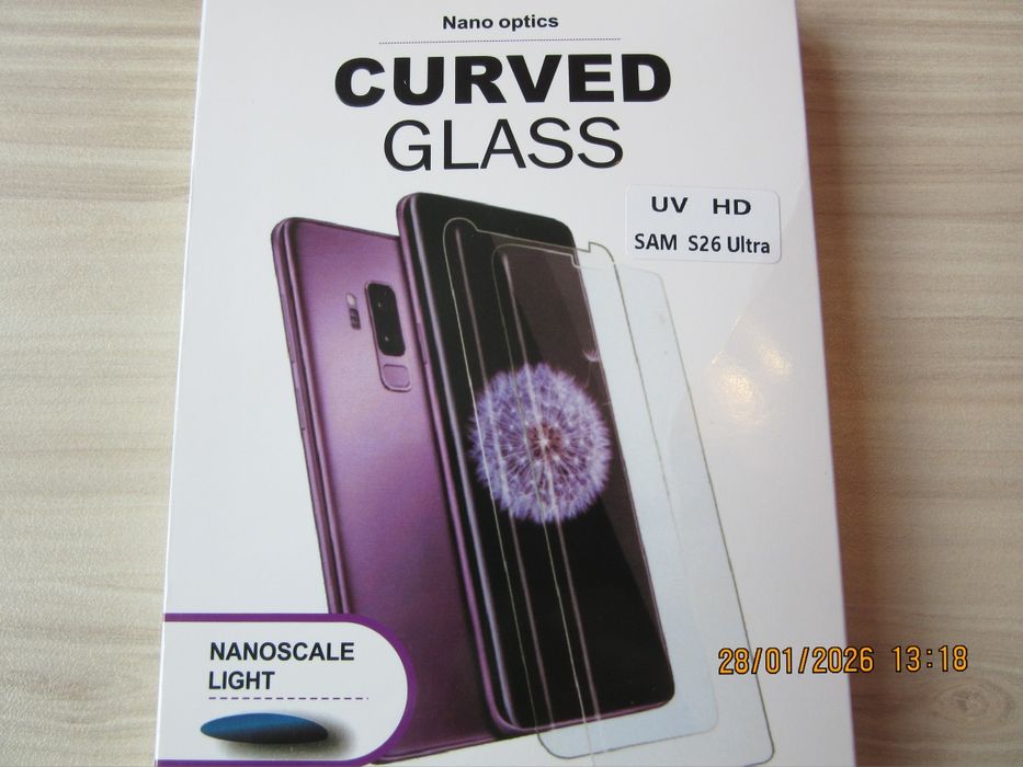 Samsung Galaxy S26 Ultra / UV Стъклен протектор с цяло течно лепило