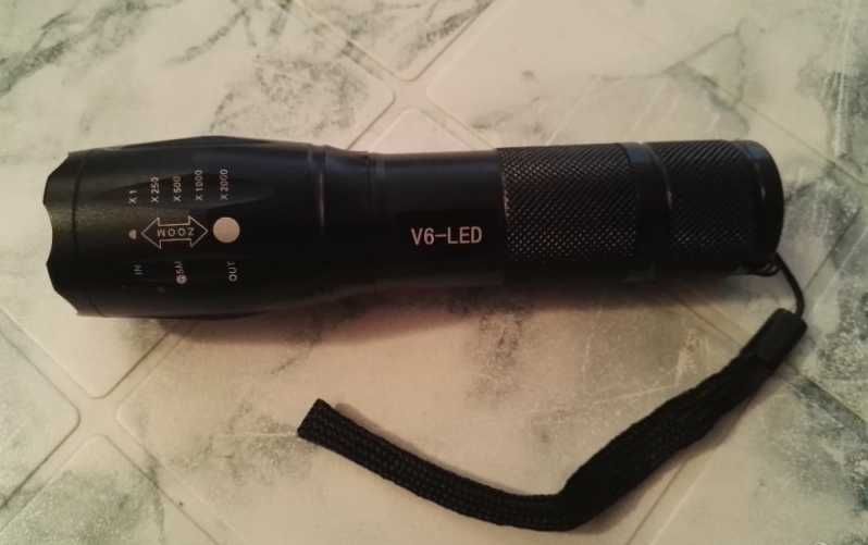 Мощен LED Фенер, прожектор, модел V6