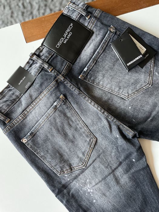 Мъжки дънки в черен цвят