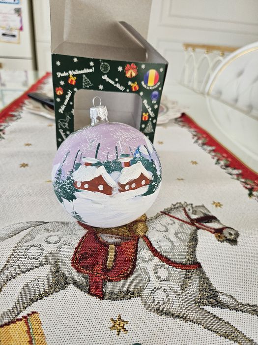 Glob sticla Crăciun