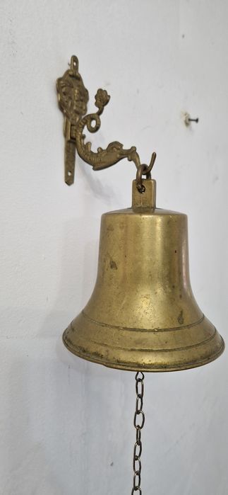 Clopot bronz poarta ușa cu suport