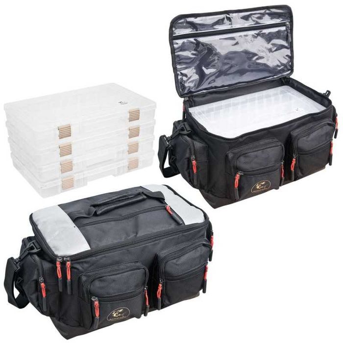 Geanta pentru spinning B35 BARACUDA D:45x27x24cm