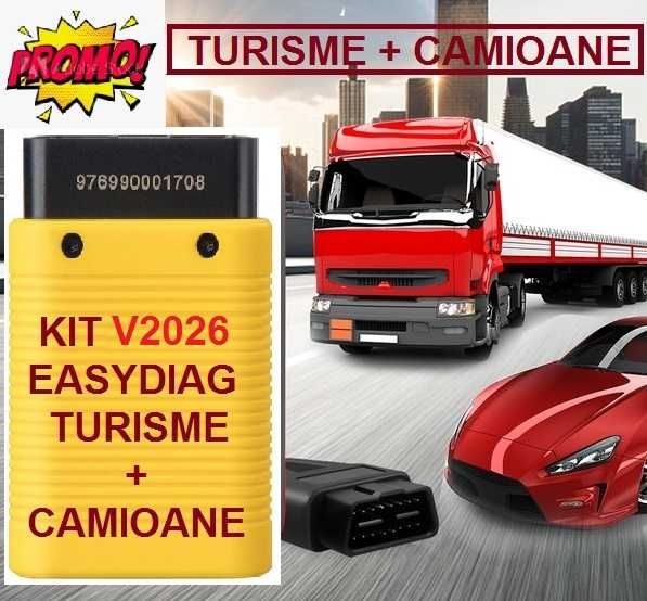 Tester auto Launch Turisme + Camioane, Tableta 10 inch inclusa