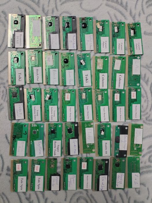 Продам кассеты на Dendy 8 бит, Sega 16бит