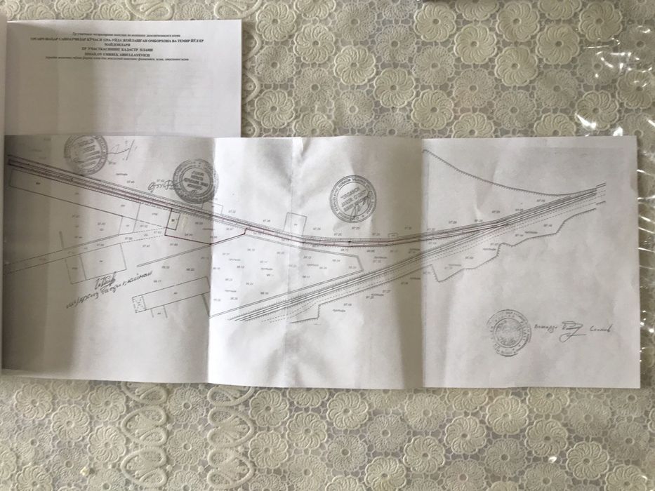 Урганч шахарда Нотурур йер ишлаб чикариш учун хусусий темирйоли билан