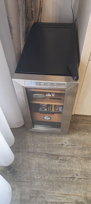 Humidor trabucuri Klarstein El Prezidente, 23l, 45w, lemn fag