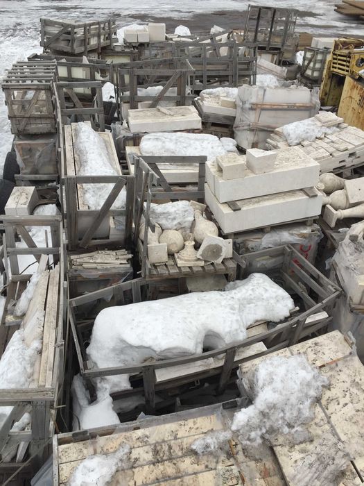 Мрамор изделия остатки