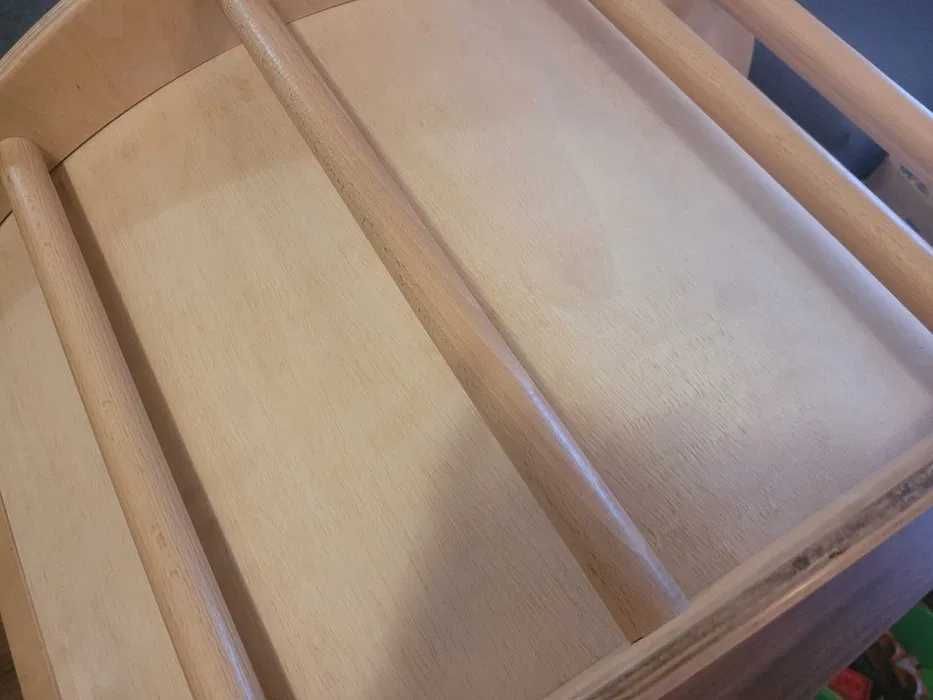 Rocker / Leagăn Montessori 2 în 1 Leea Toys din lemn – stare bună