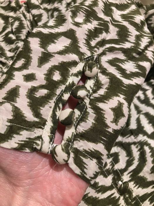 Zara Платье миди с принтом