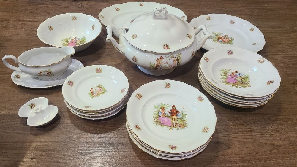 Польский столовый сервиз Пастушка