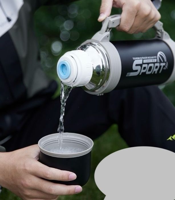 термос новый 304 металл 3000