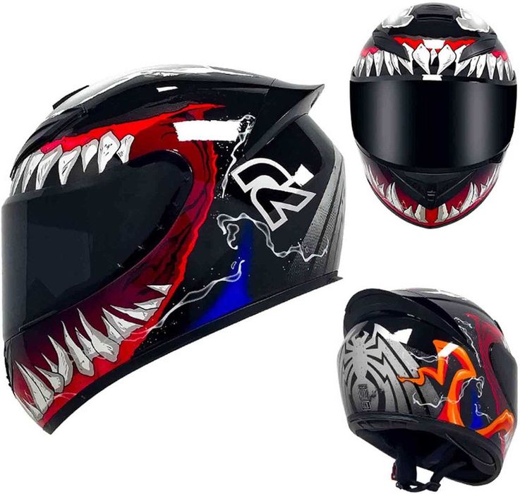 Каска Мотор Шлем Лукс -908-1