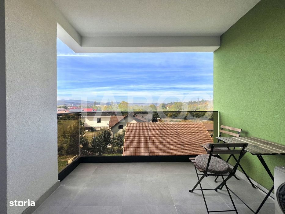 Apartament cu 2 camere de vanzare in Floresti nou cu balcon la cheie