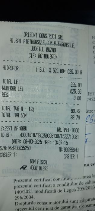 Hidrofor nou de vânzare