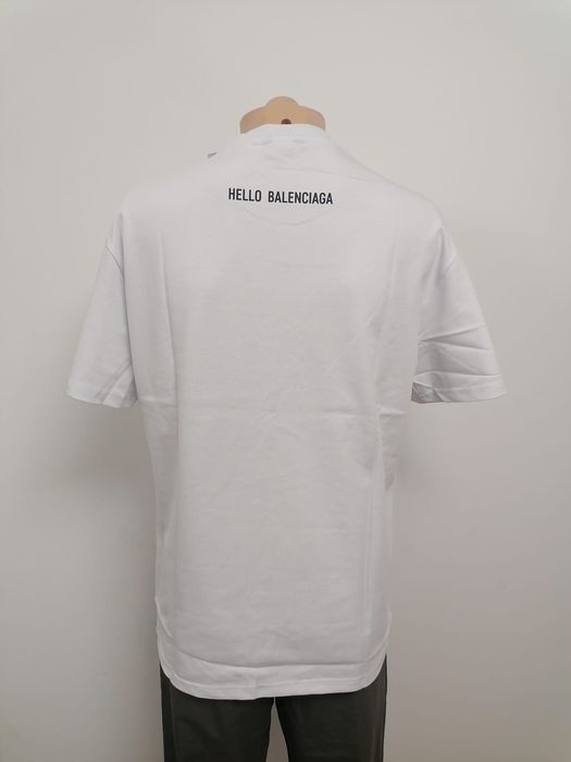Tricou Hello Balenciaga