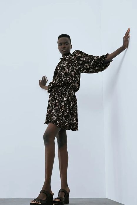 Флорална рокля Зара-  ХS