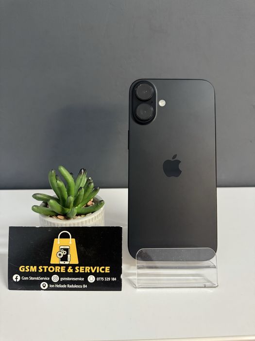 Iphone 16 Plus 128Gb Black 2 Ani Garantie Gsm Store&Service
