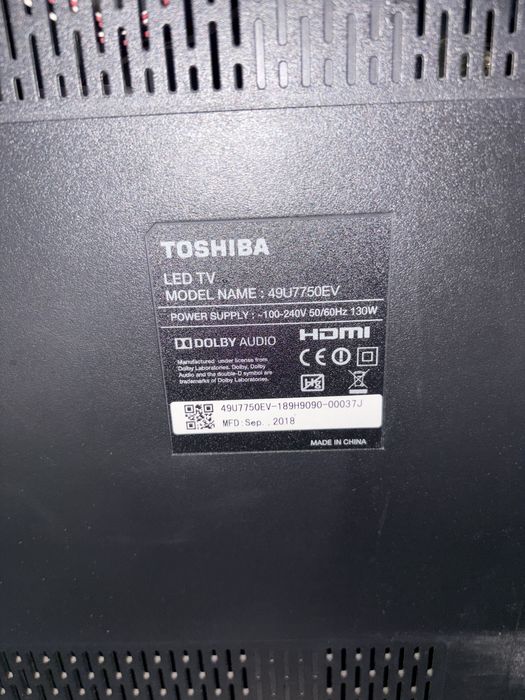 продается телевизор toshiba