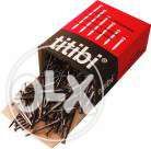 cuie pentru beton TITIBI , cuie negre  , panou galben , cofraj doka