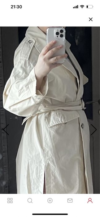 Тренч Pull and Bear