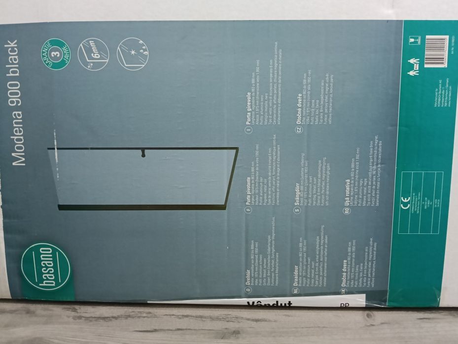 Geam/usa cabina de dus Bassano